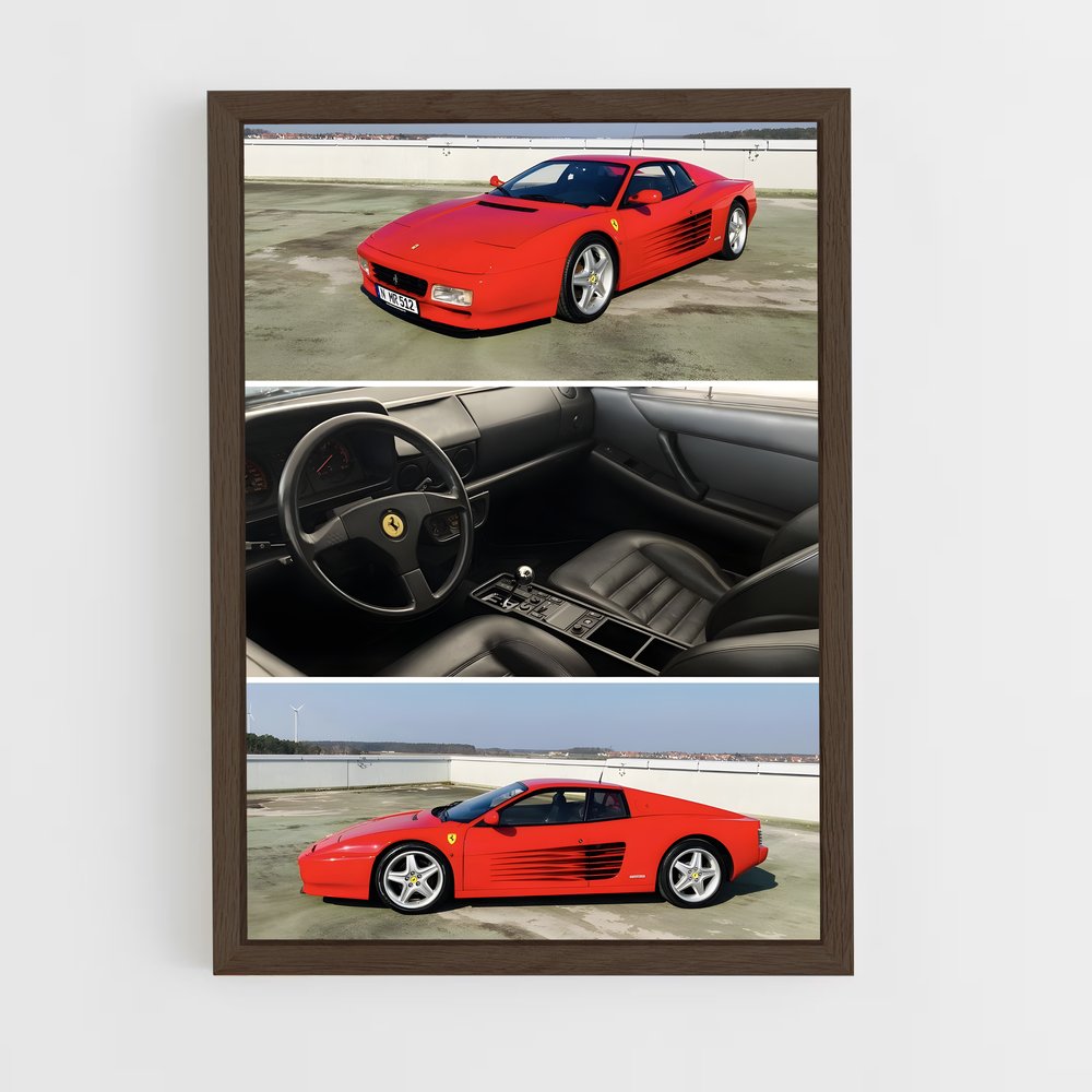 Poster Ferrari 3DOCN Racing (vue 5)